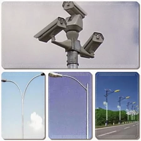 Tiang CCTV 8 Meter Bulat