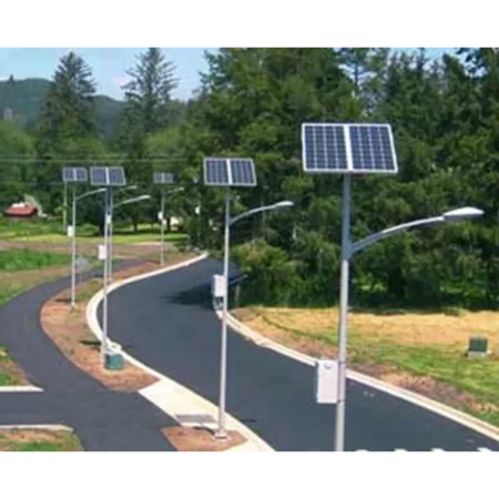 Tiang Lampu PJU Tenaga Surya