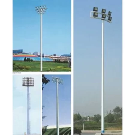 Tiang Lampu Sorot Bulat