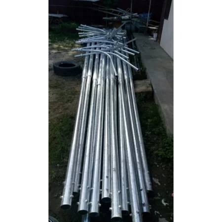 Tiang Lampu PJU Pipa Bulat HDG