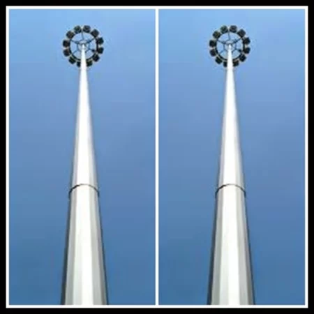 Tiang Lampu High Mast Bulat